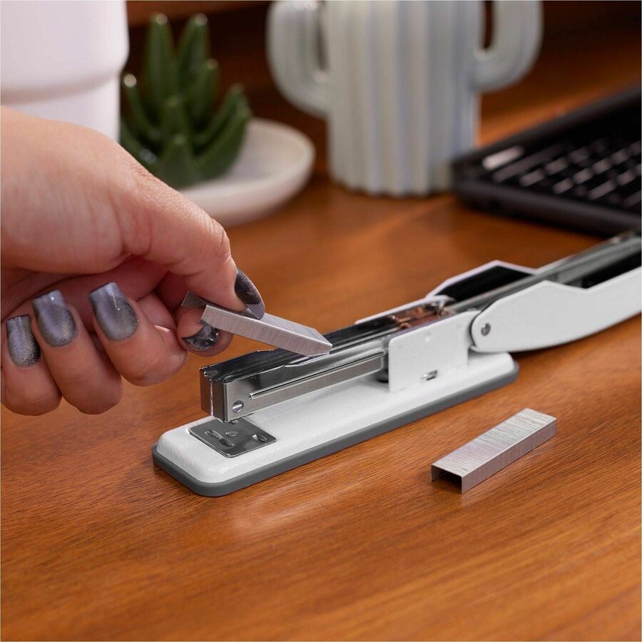 Image of Swingline® Cub Compact Metal Stapler, 20 Sheet Capacity, Arctic White