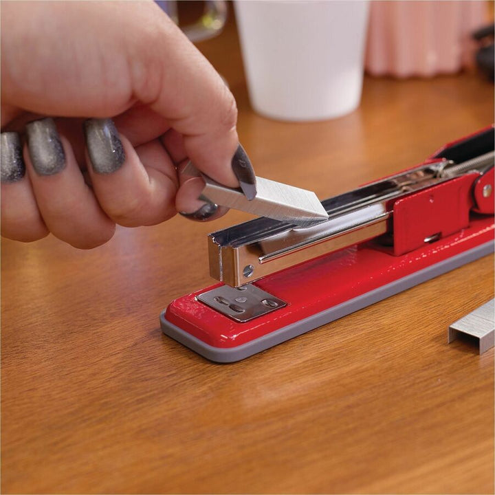 Image of Swingline® Cub Compact Metal Staplers, 20 Sheet Capacity, Rio Red