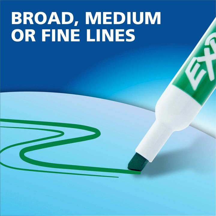 Image of Expo 1920940A Dry Erase Markers, Erasable, Black Ink, 36 / Pack