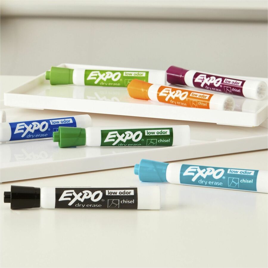 Image of Expo 1927525A Dry Erase Marker, Erasable, Assorted Ink, 12 / Pack