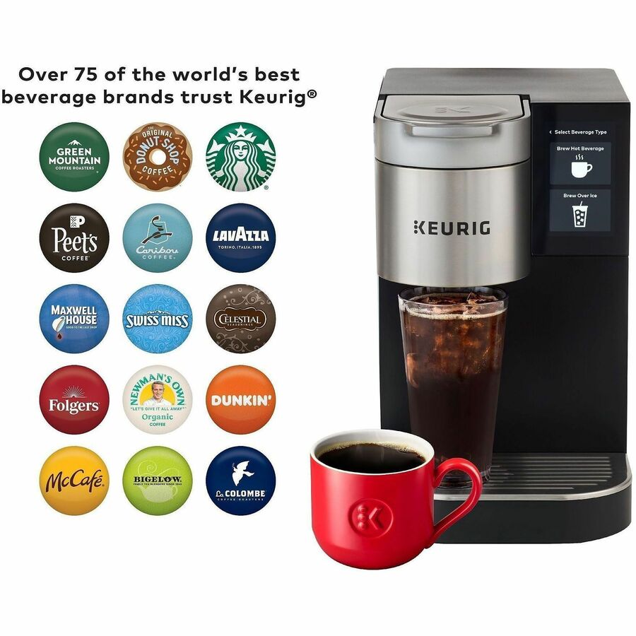 Image of Keurig K-2550 Commercial Single Serve Coffee Maker, Plumbed, Programmable, Black, 1 Each