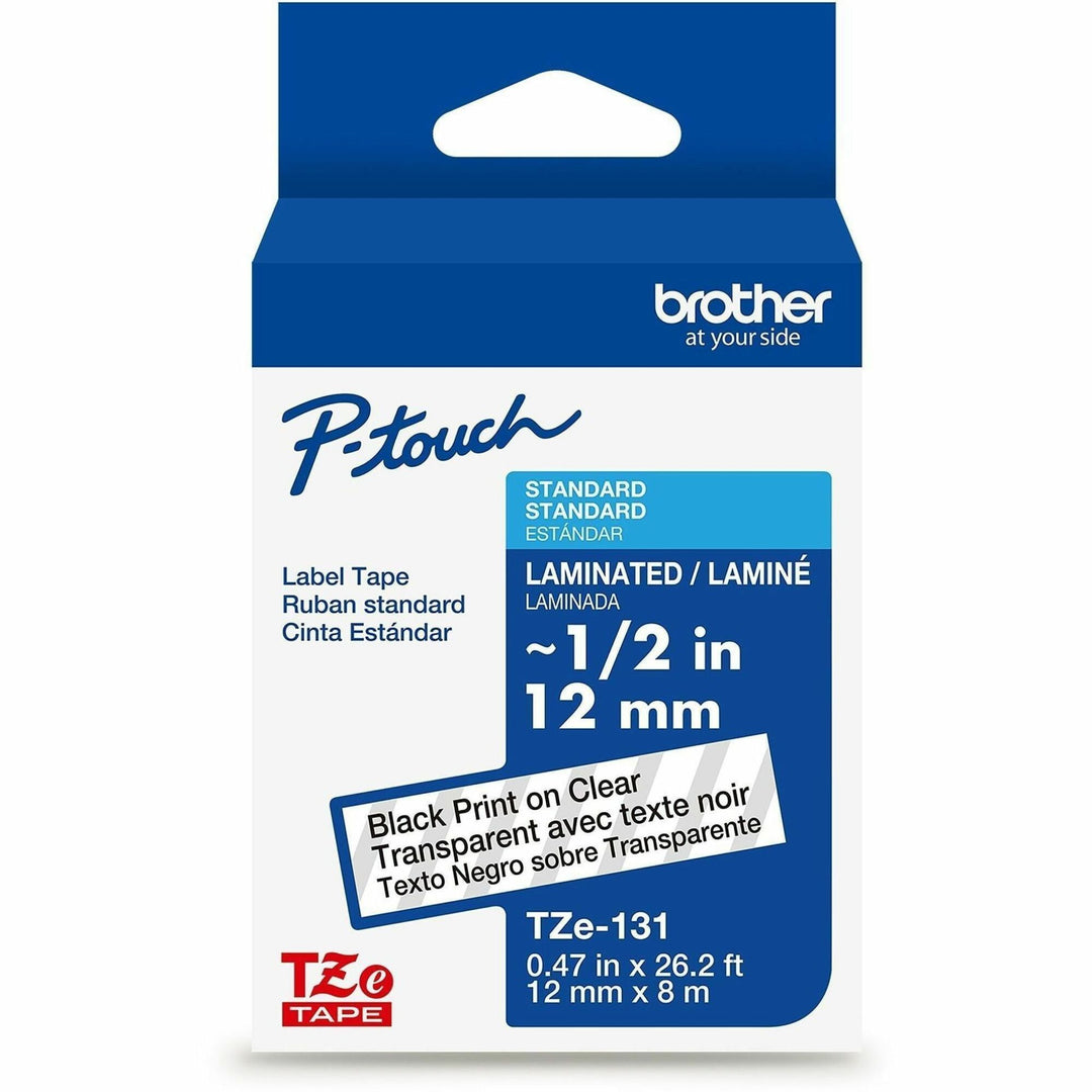 Image of P-touch TZE131G Laminated Tape for Label Marker