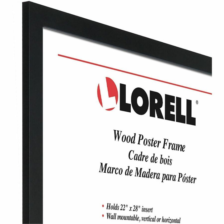 Image of Lorell Frame f/Posters,Vertical/Horizontal,Wood,22"x28",Black