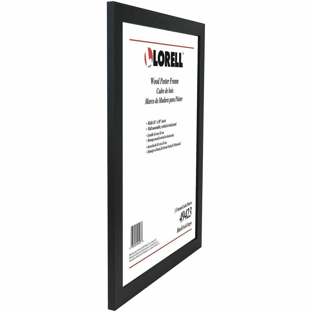 Image of Lorell Frame f/Posters,Vertical/Horizontal,Wood,16"x20",Black