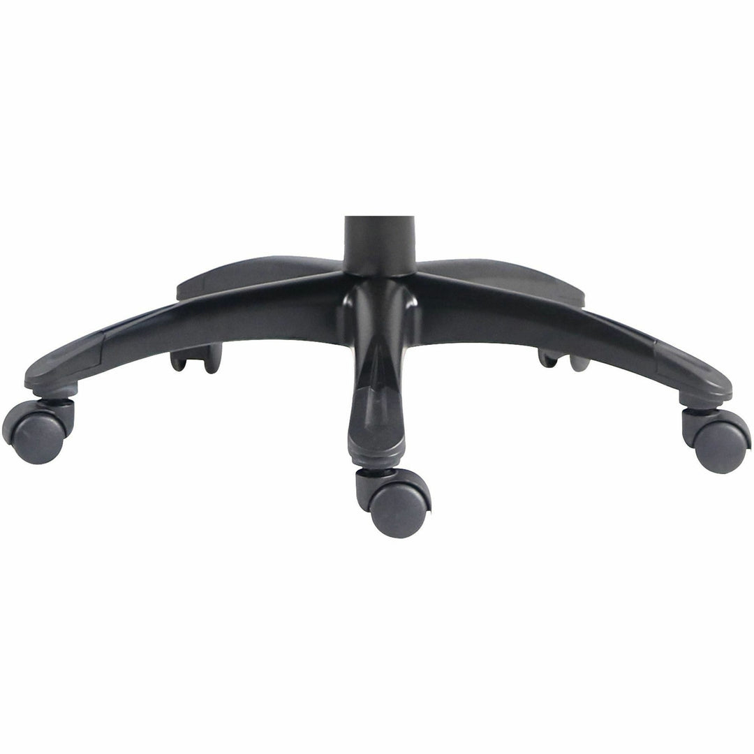 Image of Lorell Hi-Back Chair, PU Leather, 27"x32"x44-1/2", BK