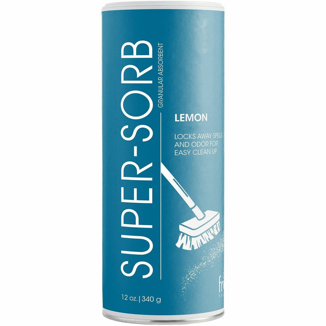 Image of Fresh Products SS24LECT Super-Sorb Granular Absorbent, Lemon, 4 / Carton, Cellulose, White, Blue