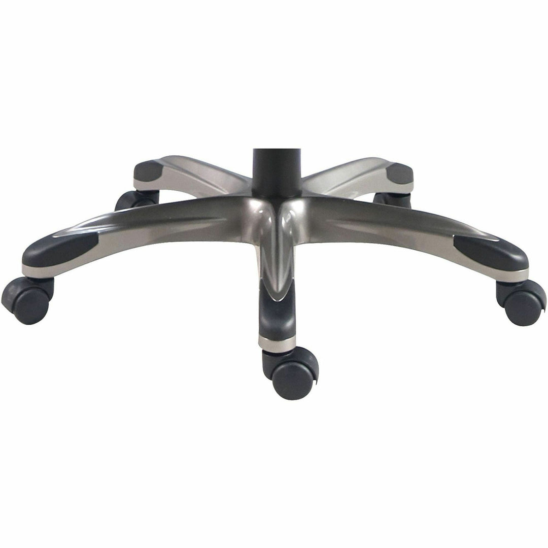 Image of Lorell 63271 Sera High-Back Manager Chair, Polyurethane Seat Material, Polyurethane Back Material, High Back, Black, Armrest, 1 Each