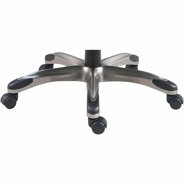 Image of Lorell 63271 Sera High-Back Manager Chair, Polyurethane Seat Material, Polyurethane Back Material, High Back, Black, Armrest, 1 Each