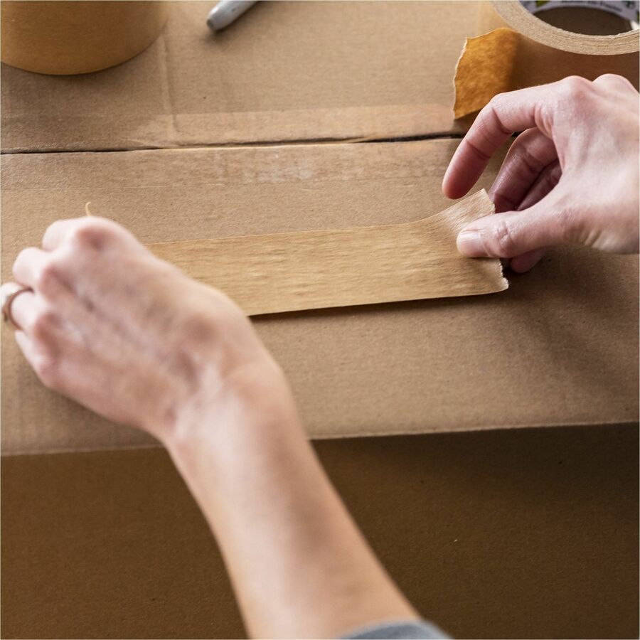 Image of Duck® Brand EZ Tear Paper Tape, 1.88" x 25 yd, Brown