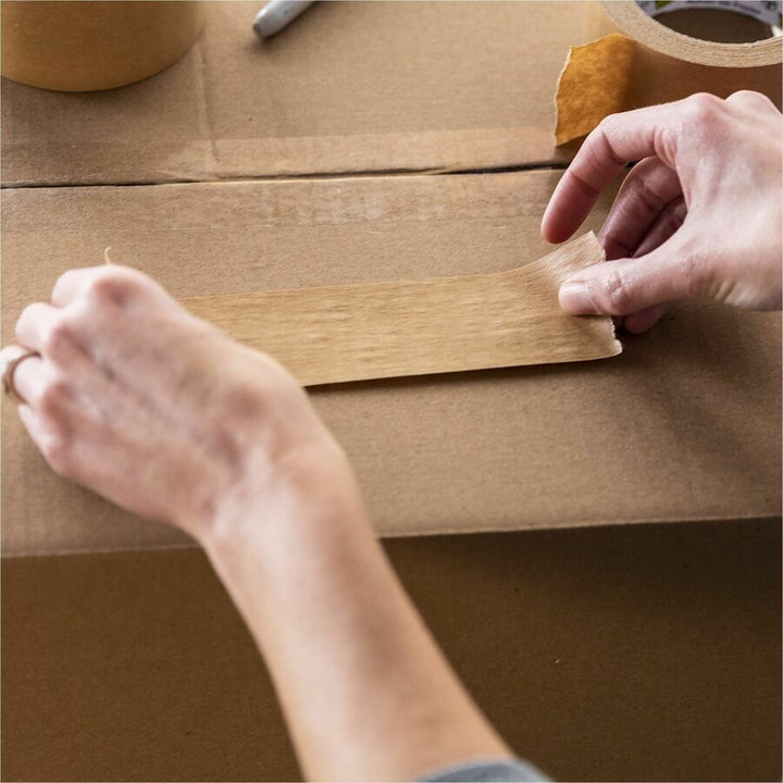 Image of Duck® Brand EZ Tear Paper Tape, 1.88" x 25 yd, Brown