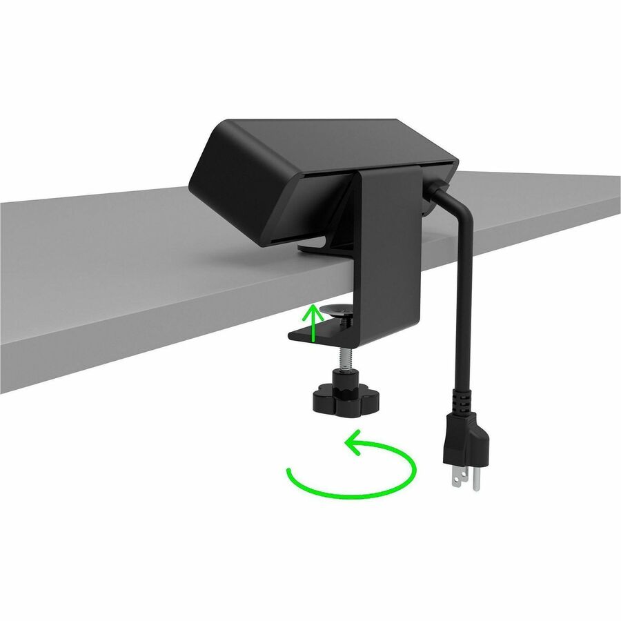 Image of Lorell Power Module,w/2 AC,1 USB-A,1 USB-C,8.66"x2.16"x1.89", BK