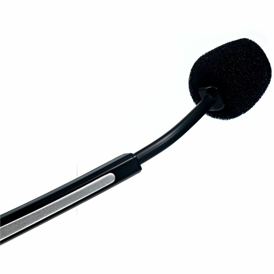 Image of Spracht HSUSB2 Headset, Stereo, USB, Wired, Over-the-head, On-ear, Binaural, Supra-aural, Noise Cancelling Microphone, Black, 1 Each