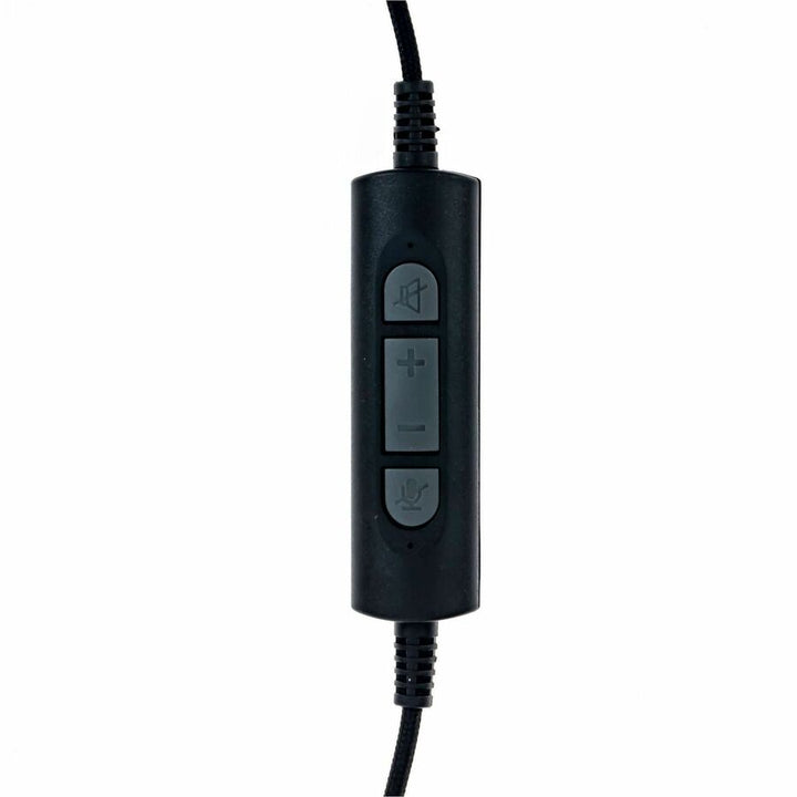 Image of Spracht HSUSB2 Headset, Stereo, USB, Wired, Over-the-head, On-ear, Binaural, Supra-aural, Noise Cancelling Microphone, Black, 1 Each