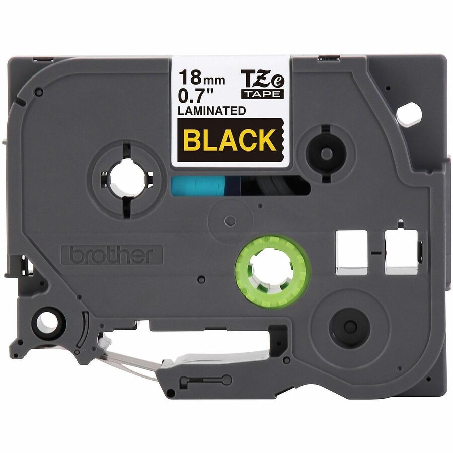 Image of P-touch TZE334G Genuine TZe334 GLD on BK Label Tape, Laminated, 12mmX8m