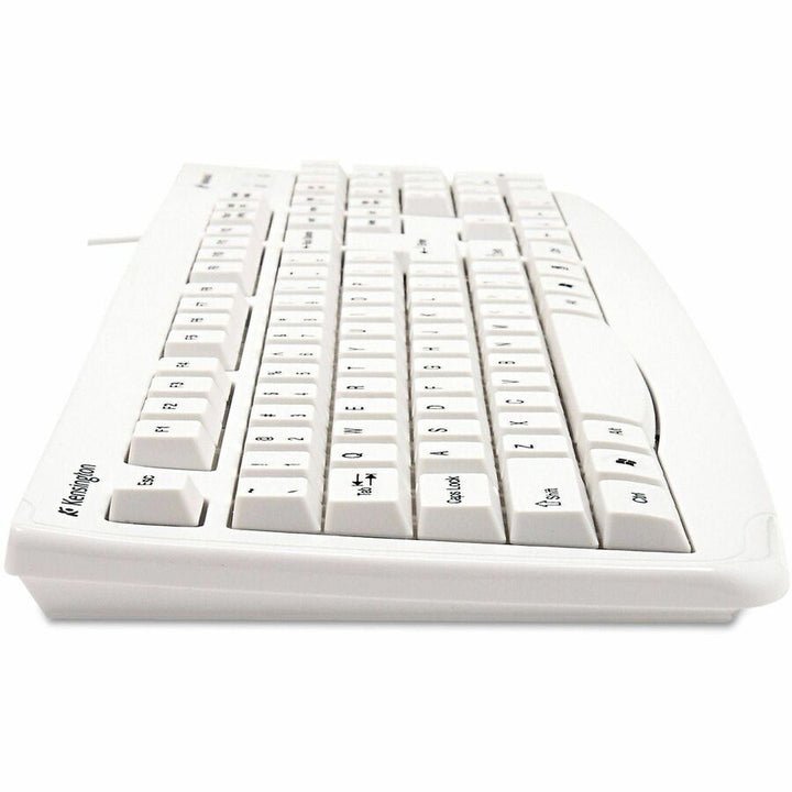 Image of Kensington® Pro Fit Usb Washable Keyboard, 104 Keys, White