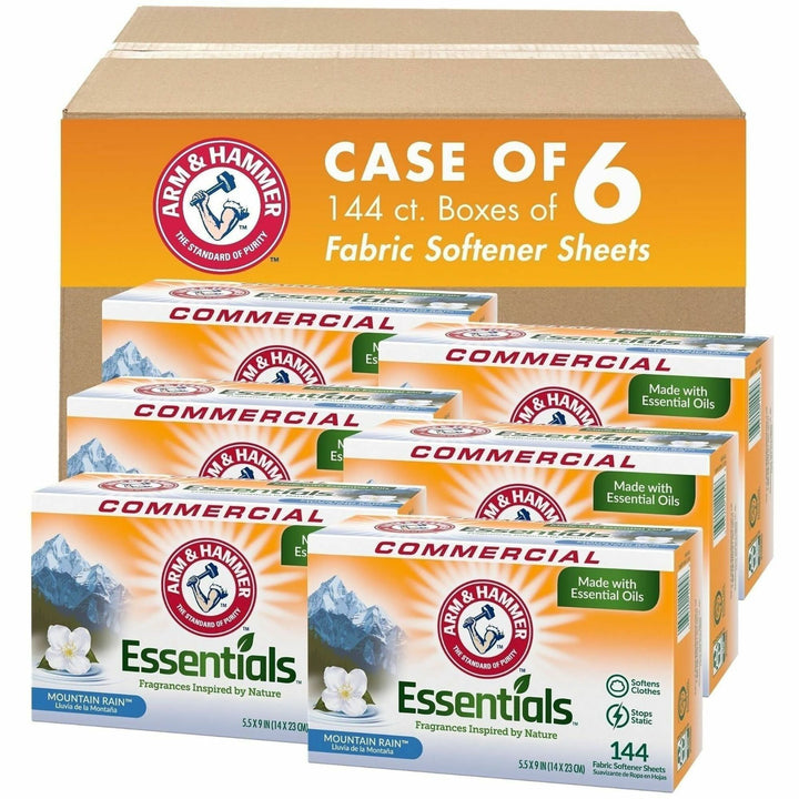 Image of Arm & Hammer 3320000102CT Essentials Fabric Softener Sheets