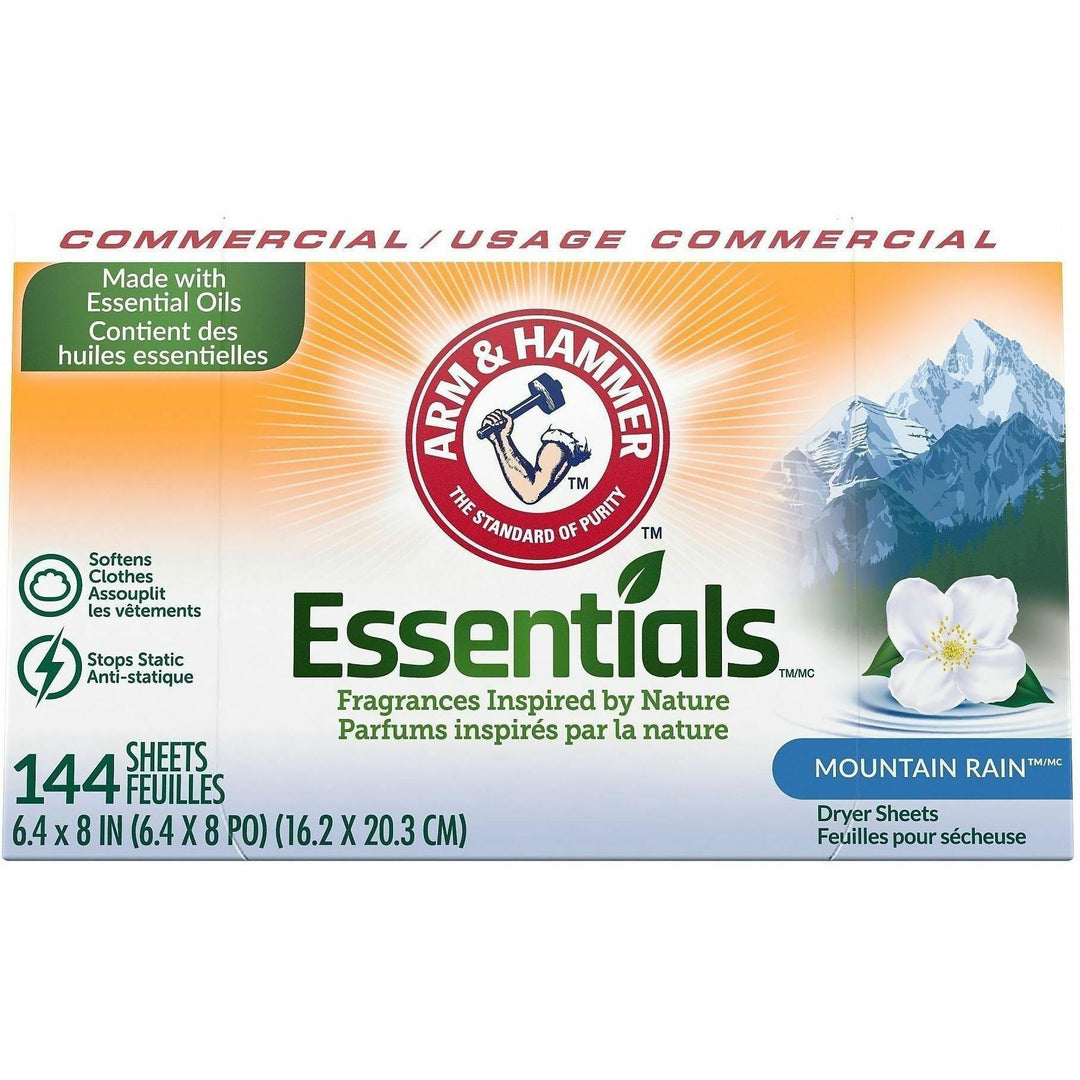Image of Arm & Hammer 3320000102CT Essentials Fabric Softener Sheets