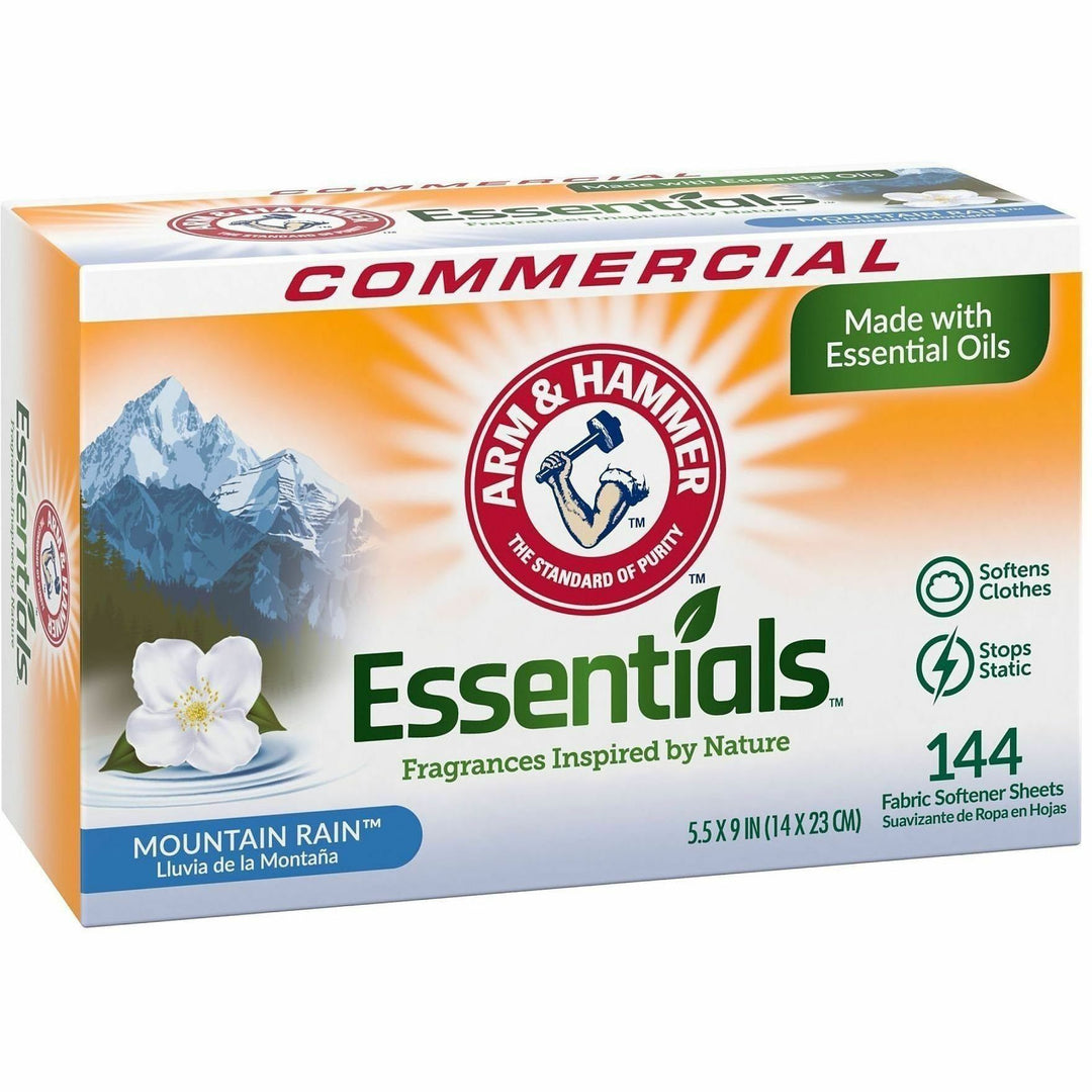 Image of Arm & Hammer 3320000102CT Essentials Fabric Softener Sheets
