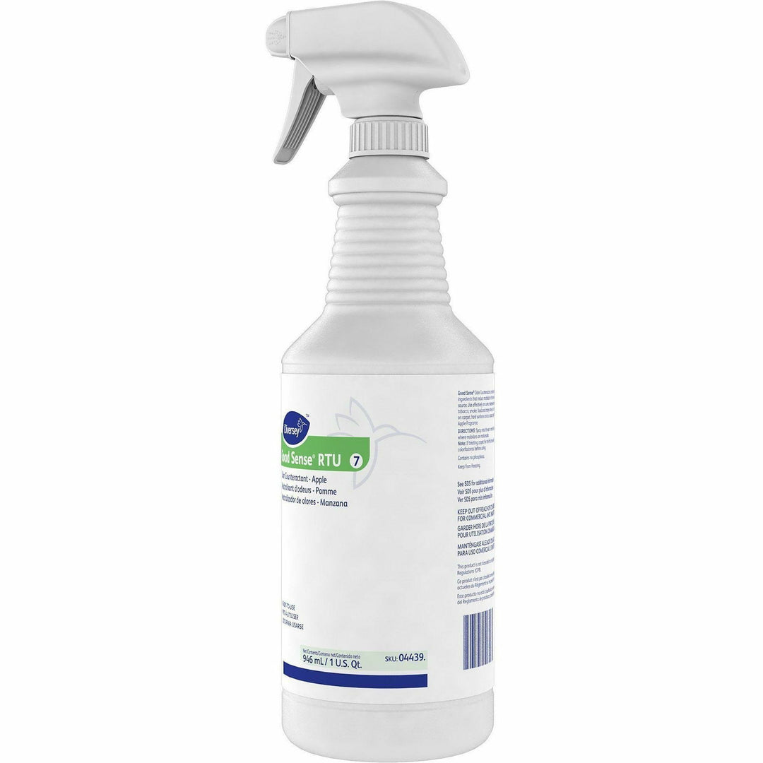 Image of Diversey 04439CT Good Sense Odor Counteractant, Spray, 32 fl oz (1 quart), Apple, Odor Neutralizer, 12 / Carton