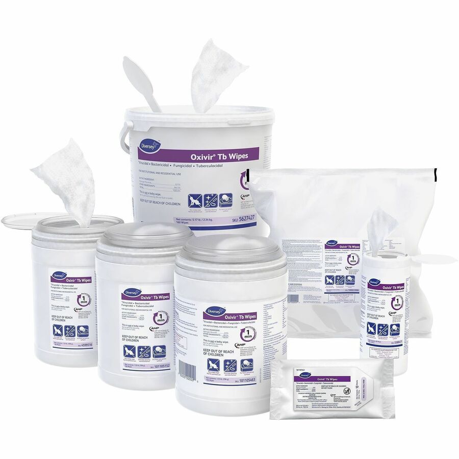 Image of Diversey 5627427CT Care Oxivir Tb Disinfectant Cleaner Wipes