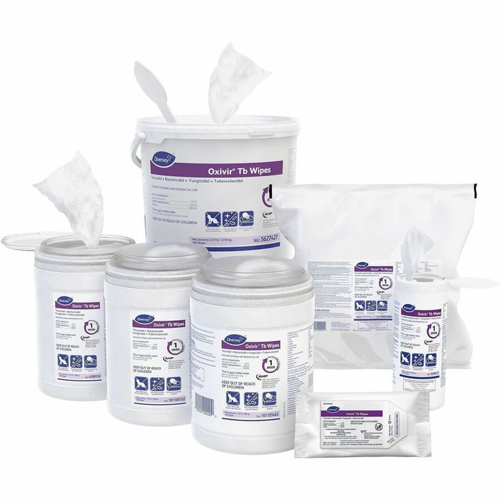 Image of Diversey 5627427CT Care Oxivir Tb Disinfectant Cleaner Wipes
