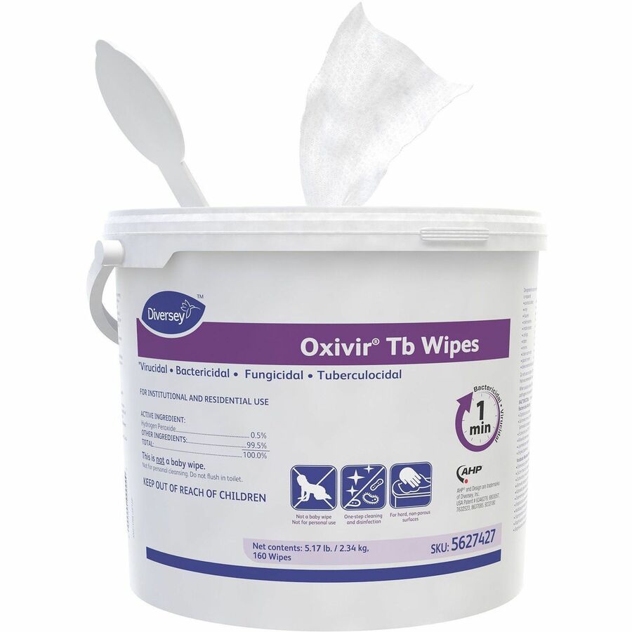 Image of Diversey 5627427CT Care Oxivir Tb Disinfectant Cleaner Wipes
