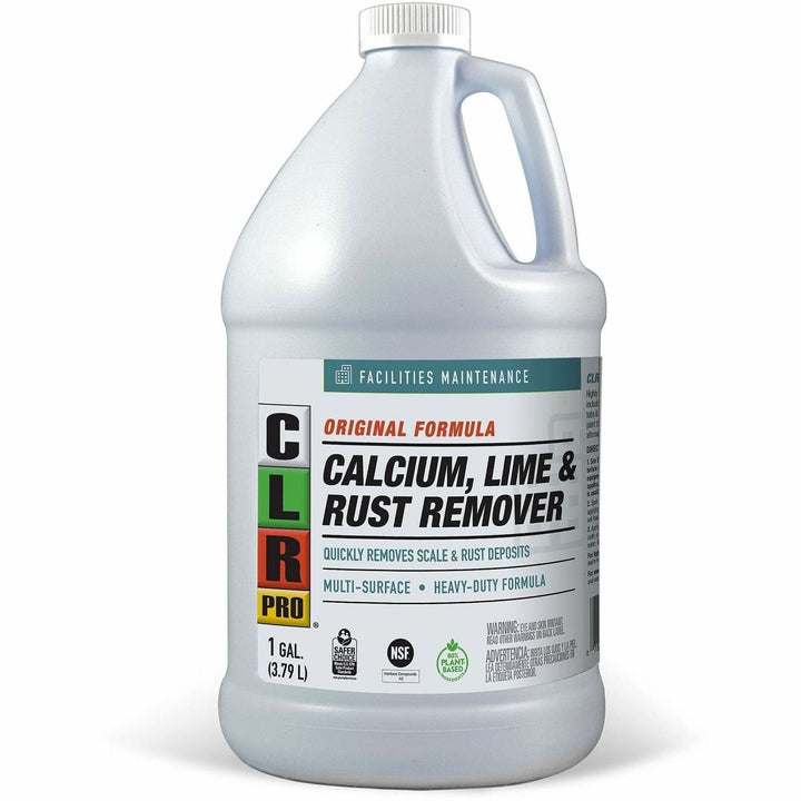 Image of CLR Pro FMCLR1284PCT Calcium, Lime and Rust Remover, For Multipurpose, Spray, 128 fl oz (4 quart), Phosphate-free, Green, 4 / Carton