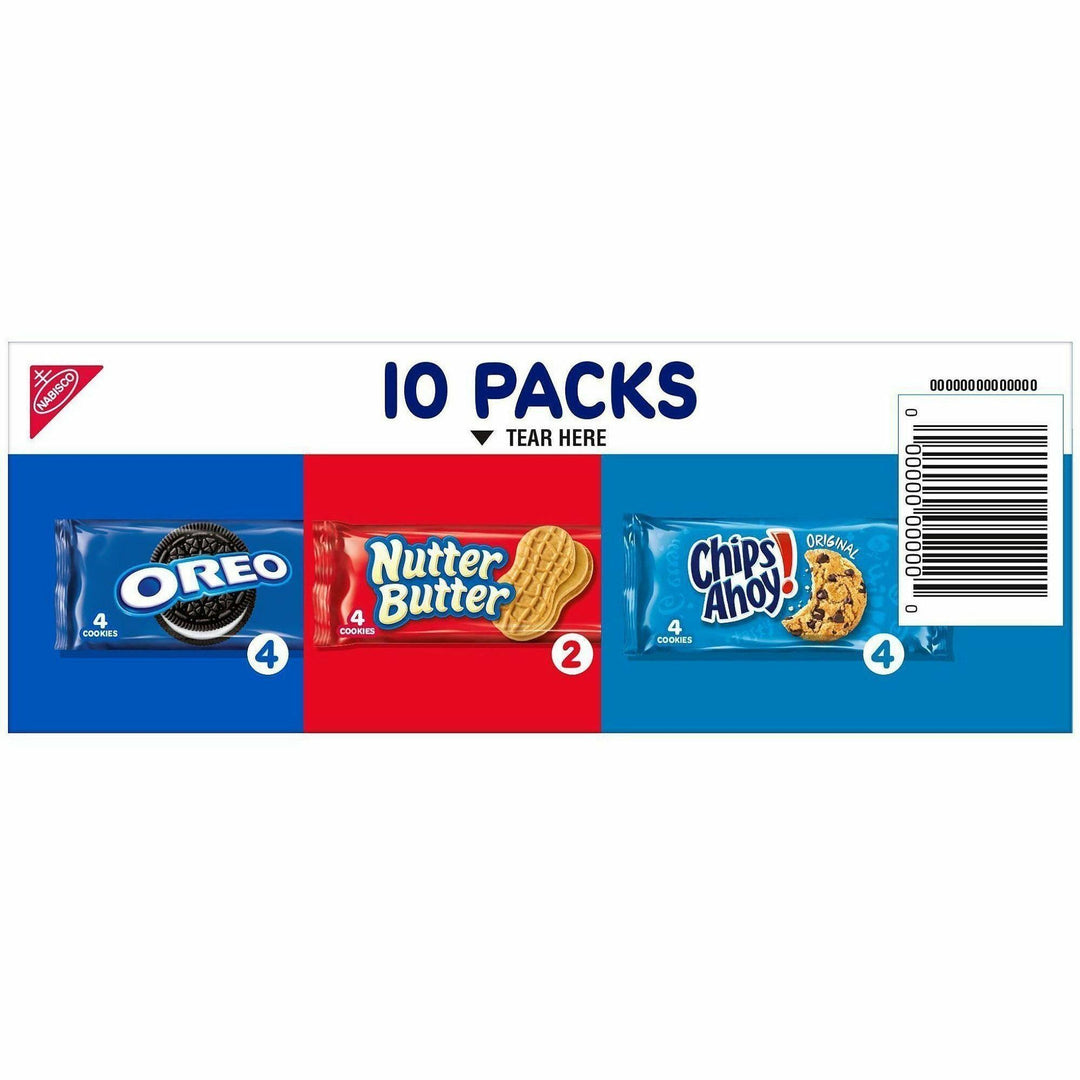Image of Mondelez 07836 Cookie Packs, Assorted, 1 Box