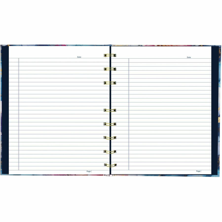 Image of Blueline A9C02 NotePro Notebook, Fashion Collection, 192 Pages, Midnight Floral