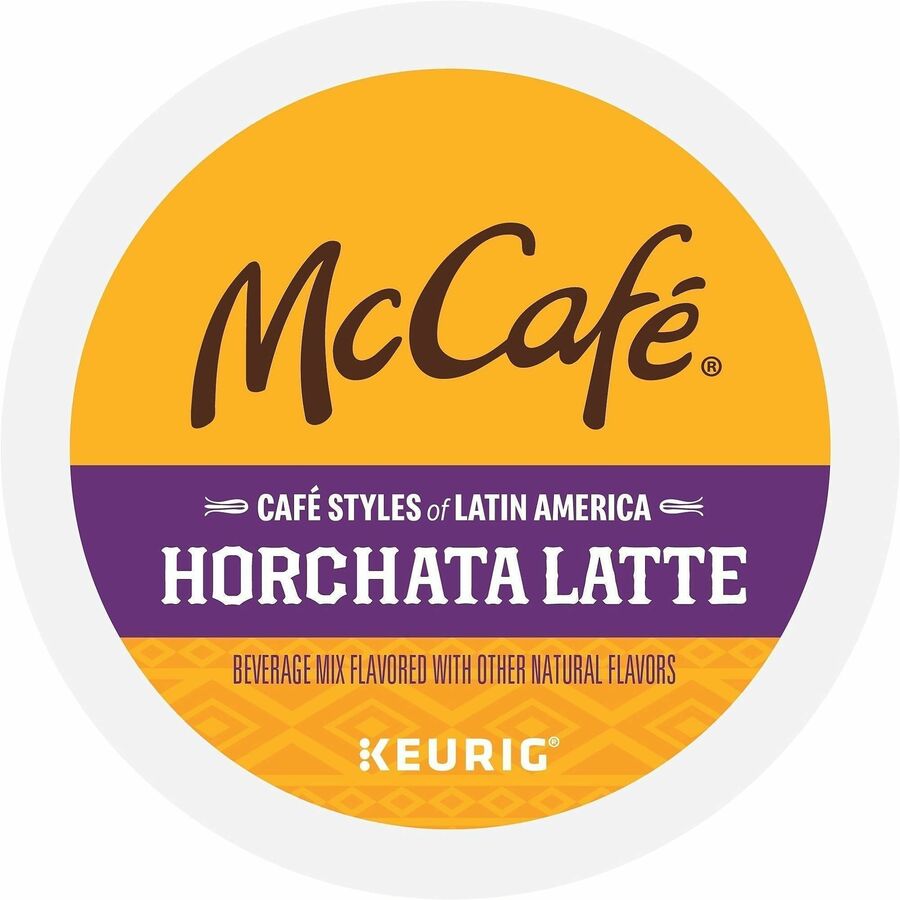 Image of McCafè® 9891CT Horchata Latte, Compatible with Keurig Brewer, Medium, Per Box, 24 K-Cup, K-Cup, Horchata Latte, Kosher, 4 / Carton