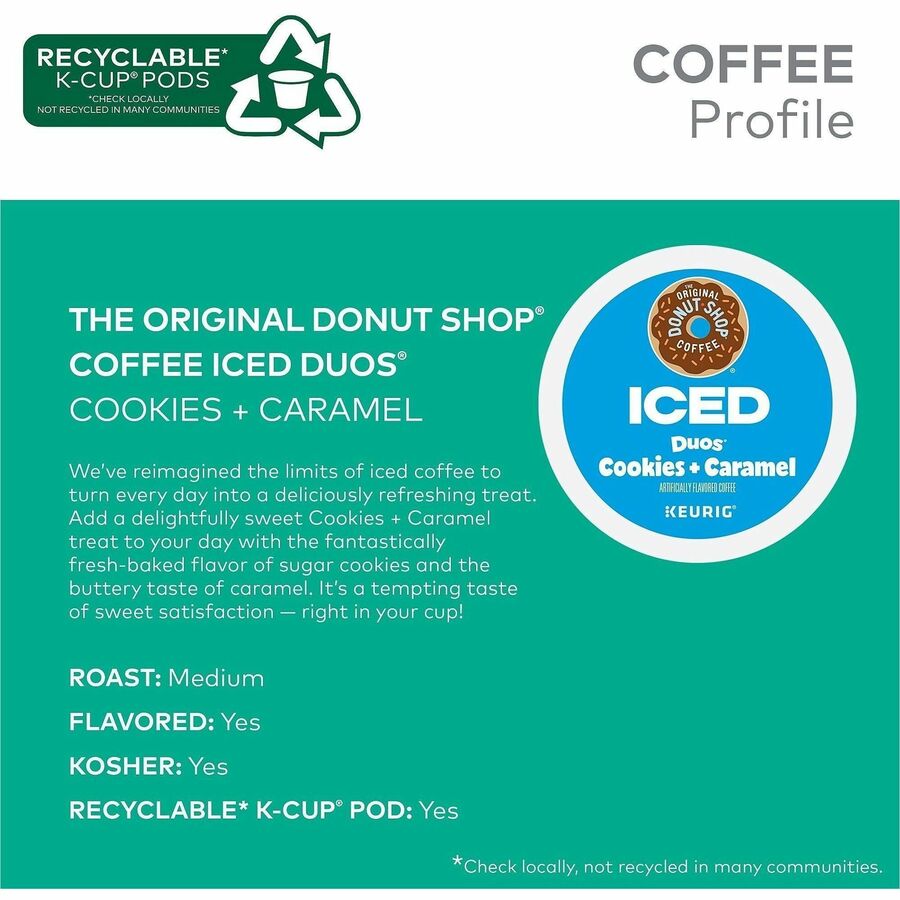 Image of McCafe 9881CT Iced Duos Cookies & Caramel Coffee
