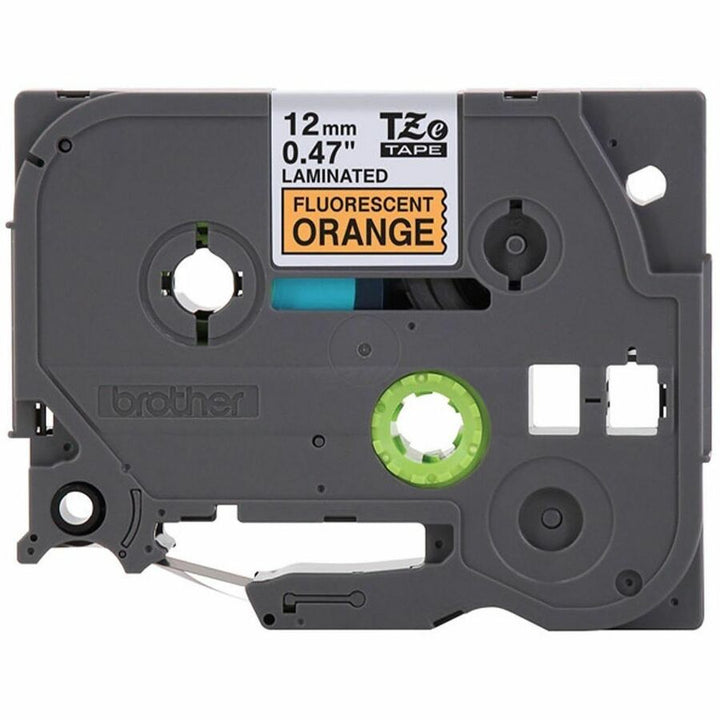Image of Brother TZEB31CSG P-touch TZe Laminated Label Tape,, DiameterTape, Orange, Laminated, 26.20 ft Roll Length, For Label Maker, 1 Each