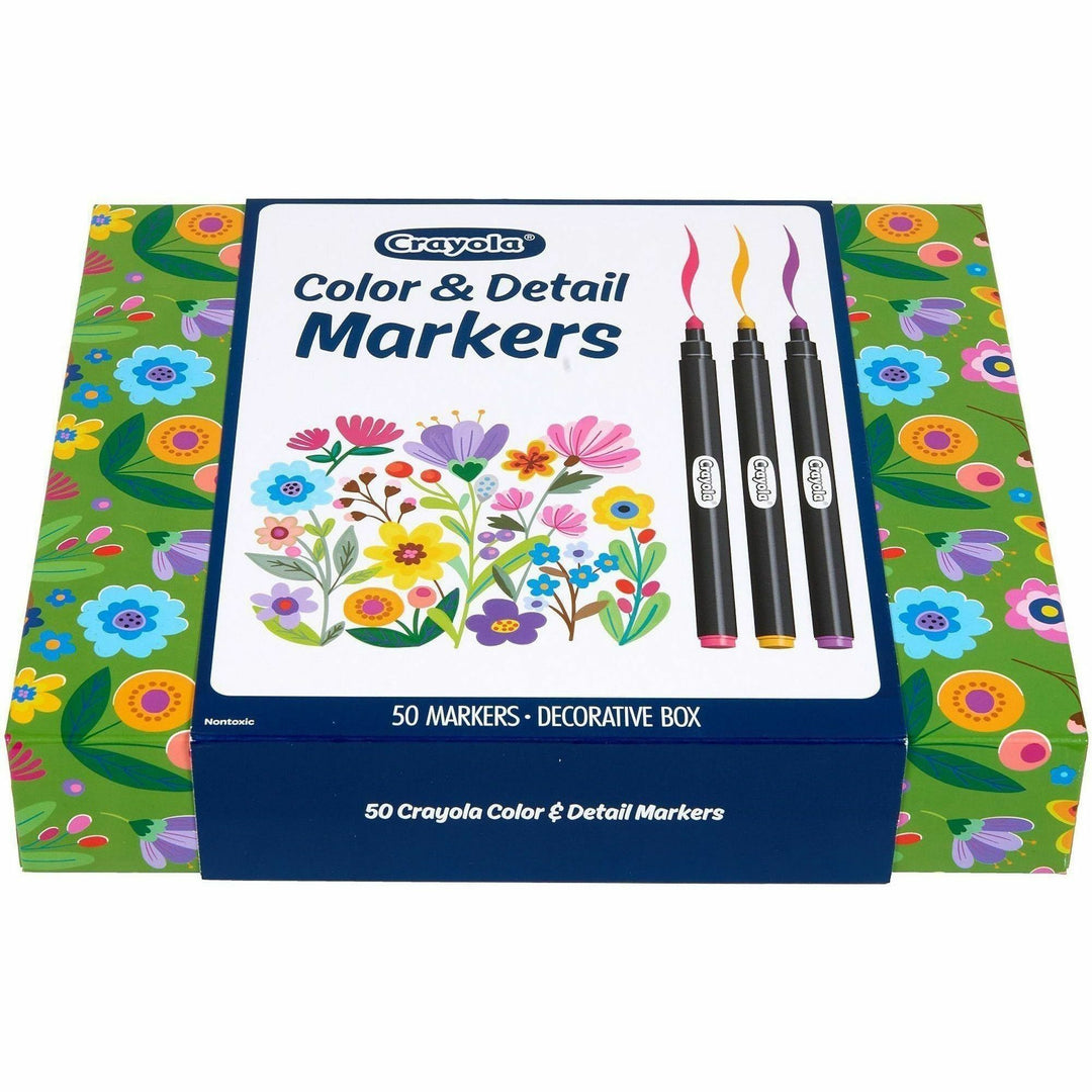 Image of Crayola 586751 Color & Detail Marker Set, Multi Ink, 50 / Pack