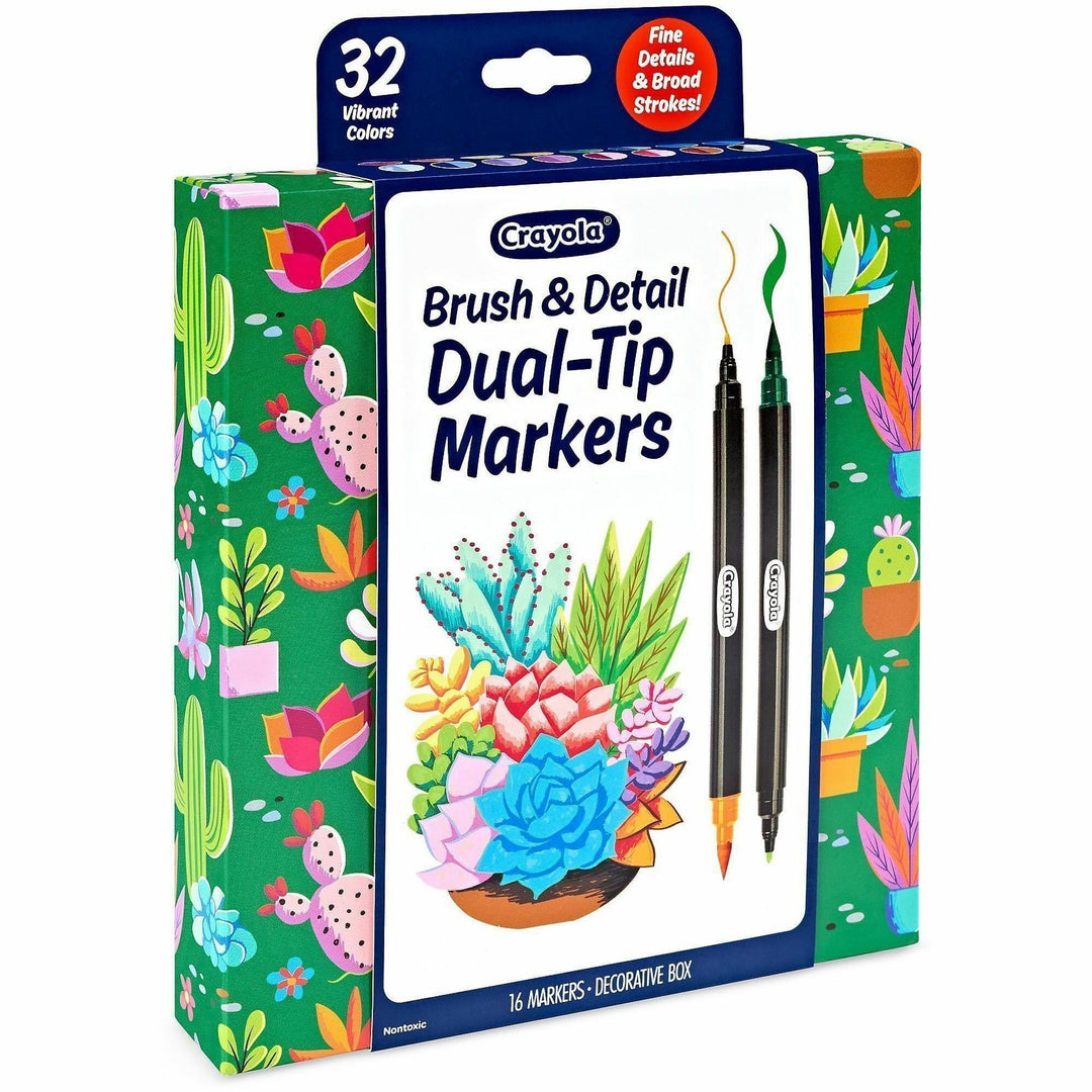 Image of Crayola 586755 Dual-Ended Markers, Multi Ink, Water Based, 16 / Pack