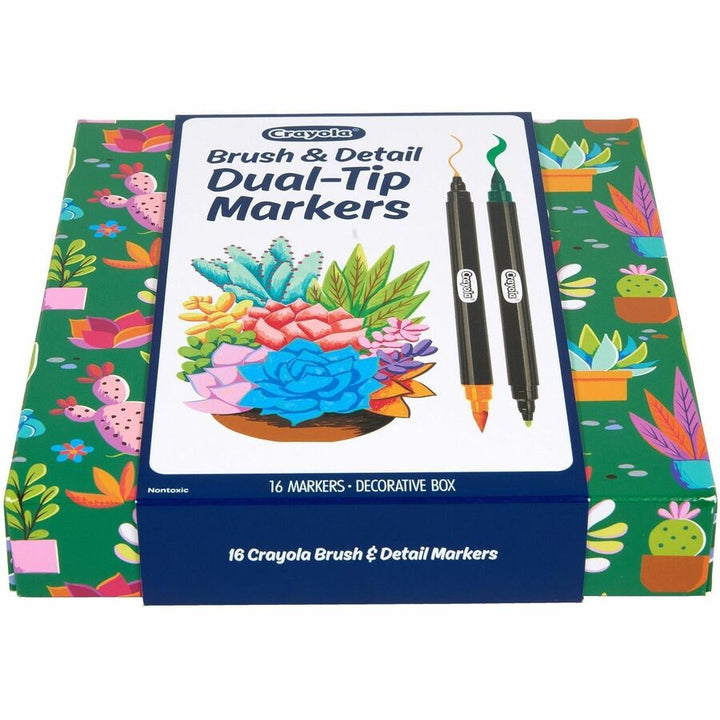 Image of Crayola 586755 Dual-Ended Markers, Multi Ink, Water Based, 16 / Pack