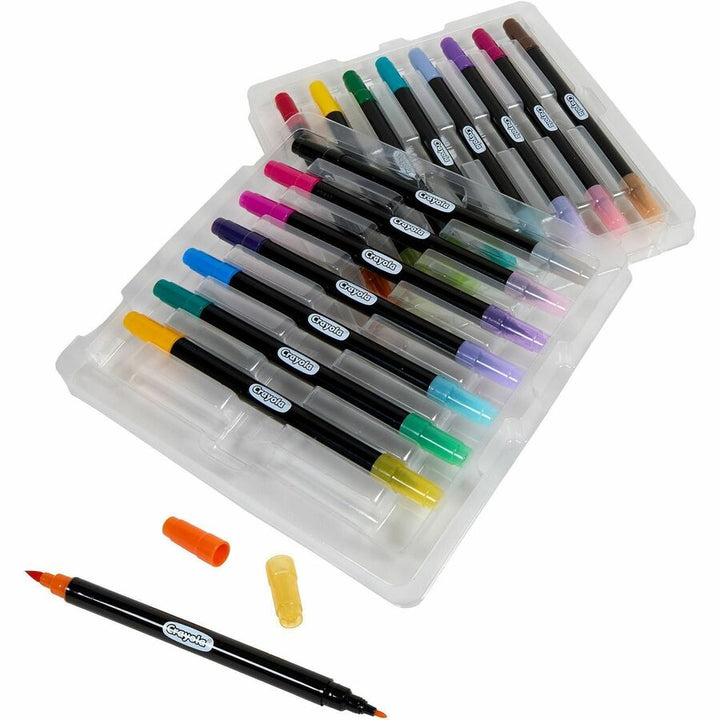 Image of Crayola 586755 Dual-Ended Markers, Multi Ink, Water Based, 16 / Pack
