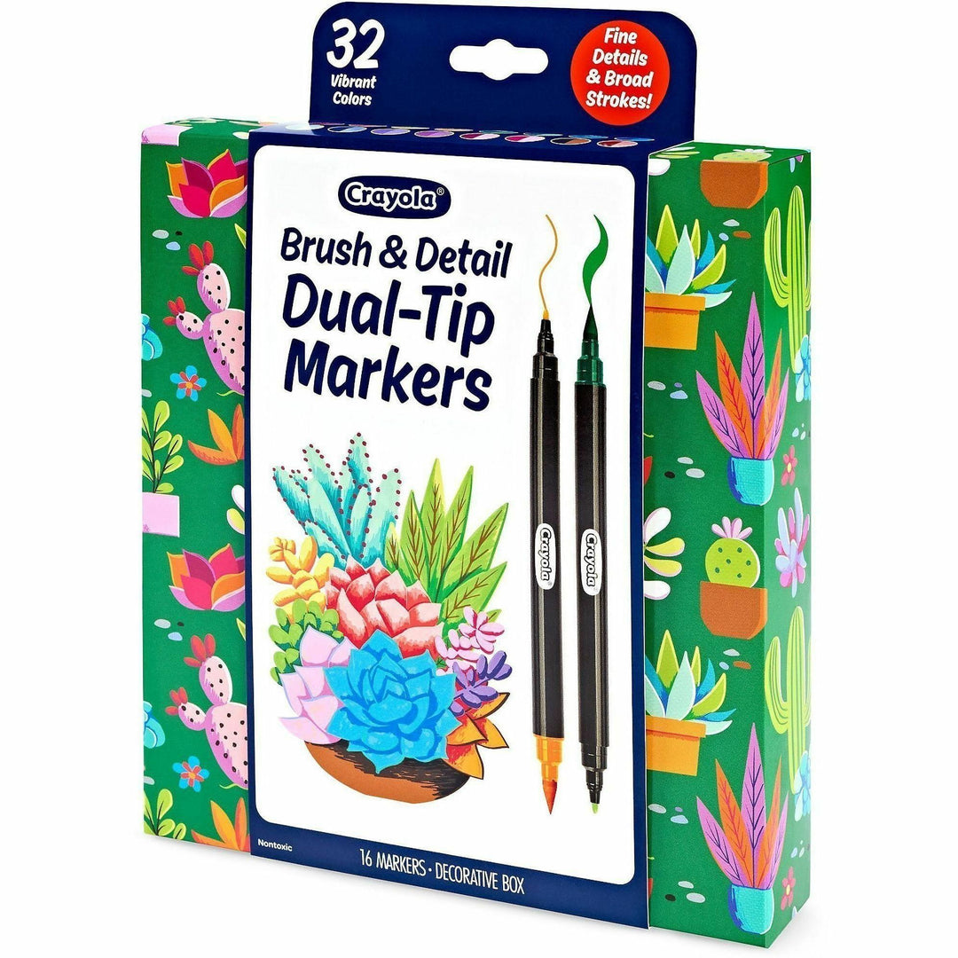Image of Crayola 586755 Dual-Ended Markers, Multi Ink, Water Based, 16 / Pack