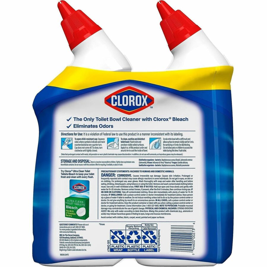 Image of Clorox 30924 Toilet Bowl Cleaner with Bleach