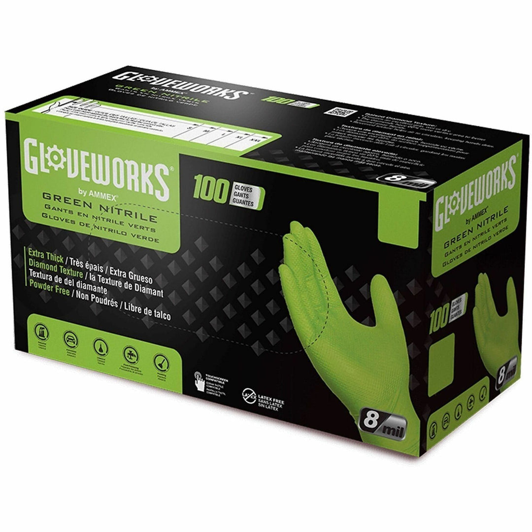 Image of Gloveworks GWGN48100 Industrial RDT Powder-Free Nitrile Gloves