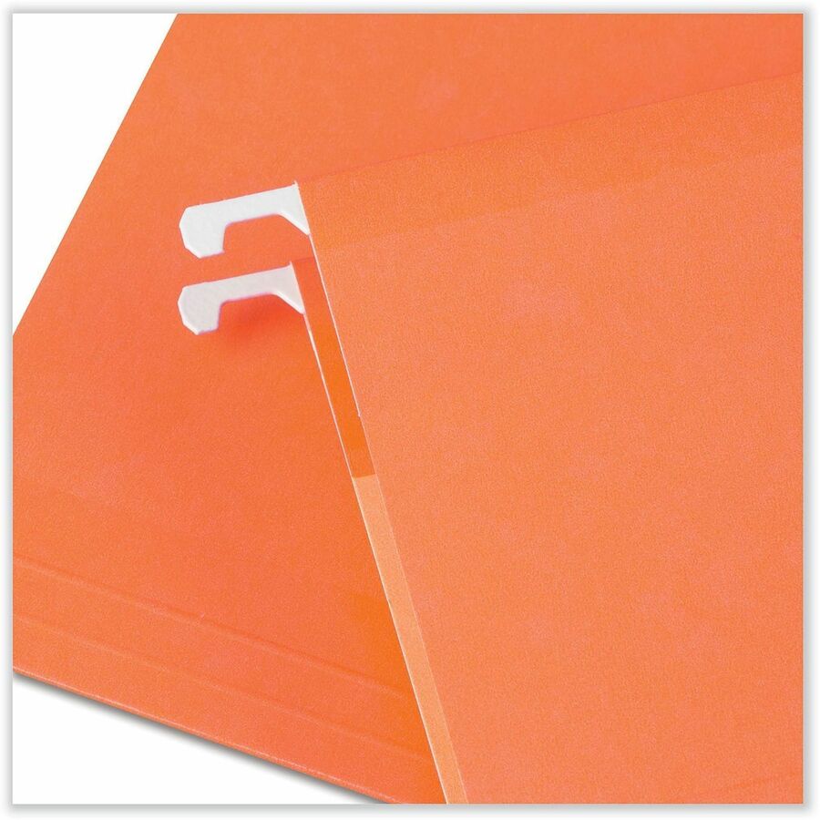 Image of Universal UNV34112 Hanging Folder, 1" Expansion, Assorted Tab Position, 11 pt., Stock, Assorted, 10% Recycled, 25 / Box