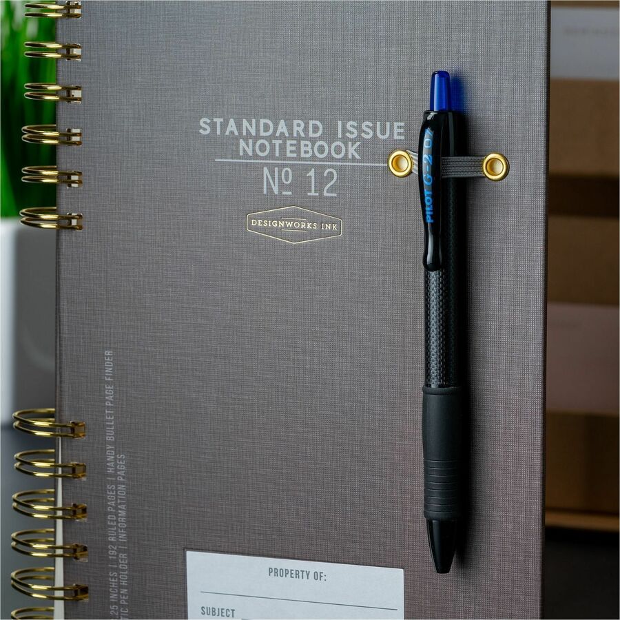 Image of Pilot® G2 Edge Premium Gel Roller Pen, Retractable, Fine 0.7 mm, Blue Ink, Black/Blue Barrel, Dozen