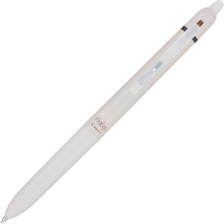 Image of Pilot® Frixion Waai Erasable Gel Pen, Retractable, Extra Fine 0.5 mm, Black Ink, Beige/Black Barrel, Dozen