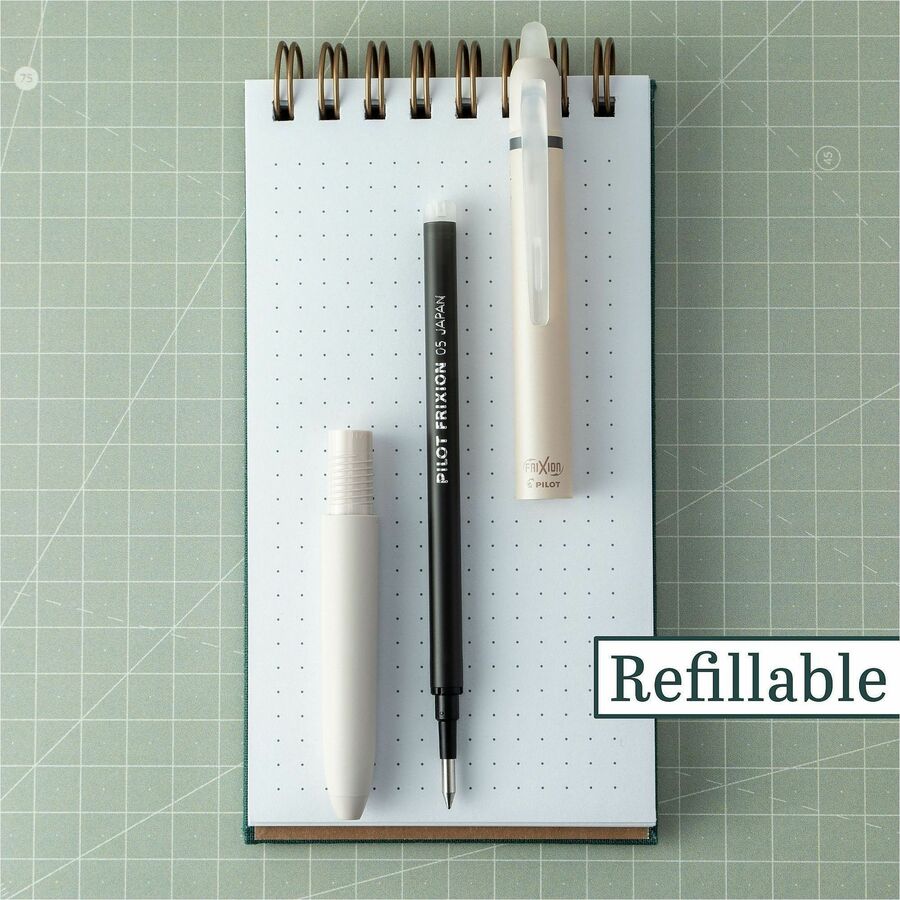 Image of Pilot® Frixion Waai Erasable Gel Pen, Retractable, Extra Fine, 0.5 mm, Assorted Ink and Barrel Colors, 8/Pack