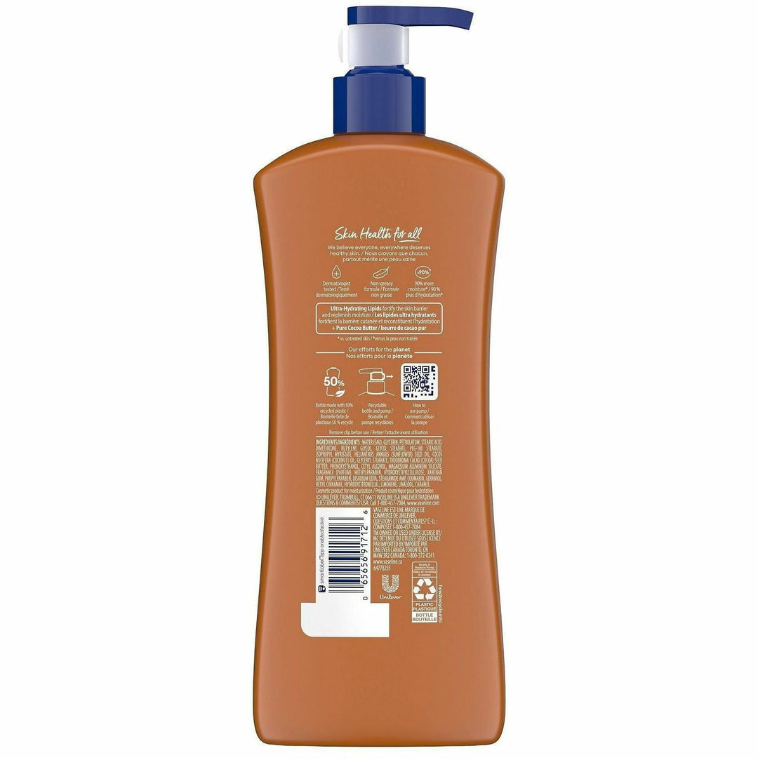 Image of Vaseline Intensive Care 13442CT Cocoa Radiant Hydrating Lotion