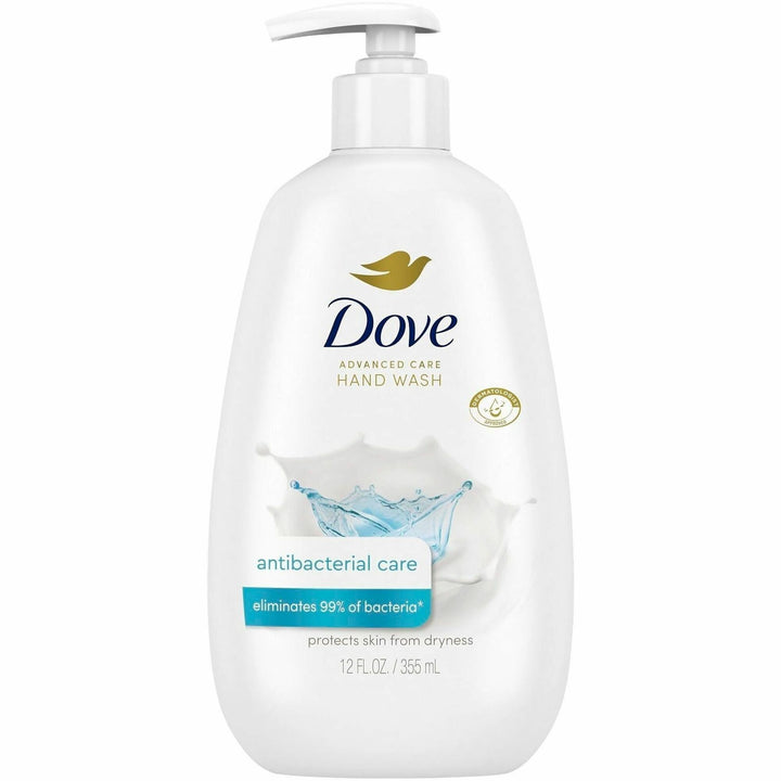 Image of Dove 104056 Adv.-Care Antibacterial Hand Wash, Kill Germs, Bacteria Remover, Hand, Moisturizing, Antibacterial, White, 1 Each