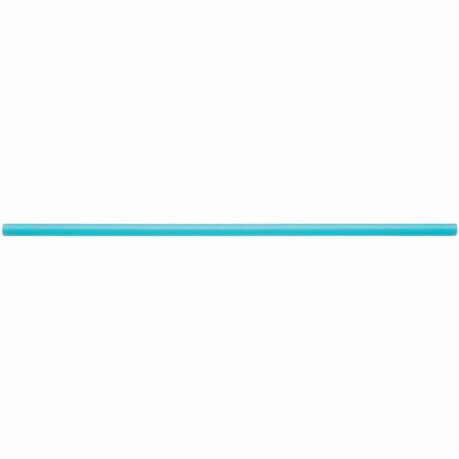 Image of Phade 511204 Compostable Straws, 7.8" H x, Polyhydroxyalkanoate (PHA), Caribbean Blue, 600 / Box