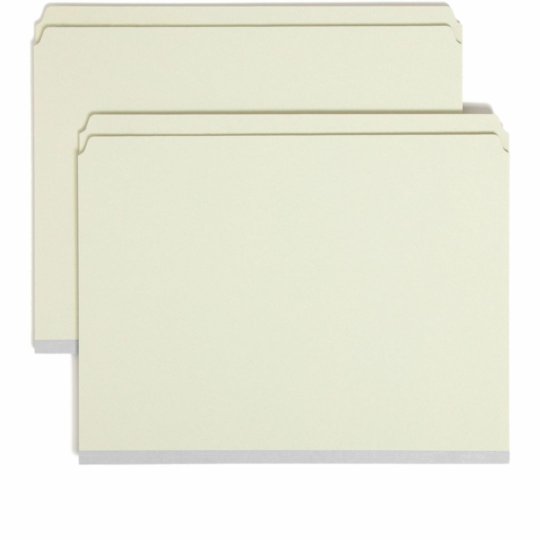 Image of Smead Tab Folders,1"Exp,Straight Cut,9-1/2"H,Letter,25/BX,Gray GN
