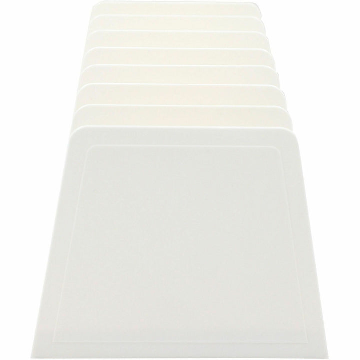 Image of Business Source 11874 6-slot Inclined Desk Step Sorter, 6 Compartment(s), 6.50" H x 8" W x 7.75" Depth, Desktop, Desk, White, 1 Each