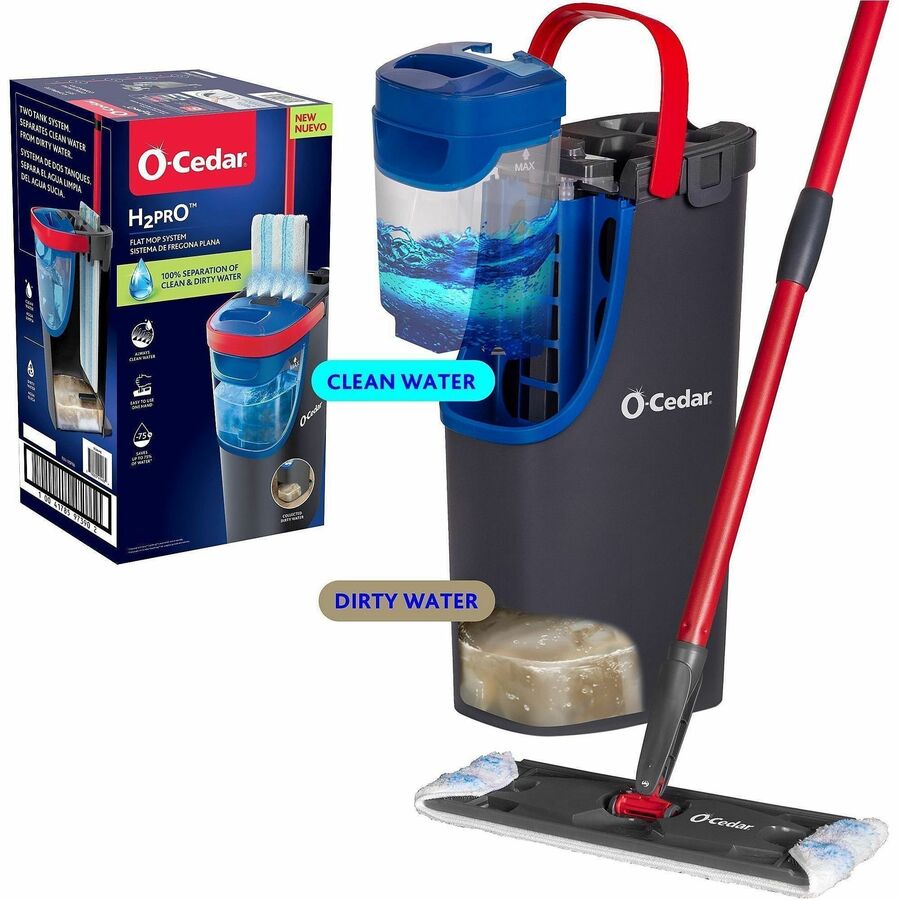 Image of O-Cedar 175765 H2prO Flat Mop System, 1 Each