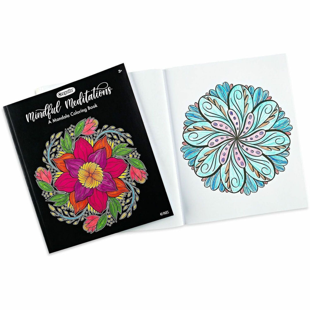 Image of Crayola 041081 Mandala Coloring Book, 40 Pages, Book, 1 Each